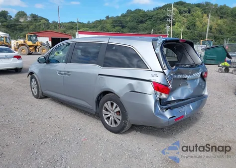 2016 Honda Odyssey Se from USA, damaged, VIN 5FNRL5H31GB109718